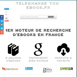 Moteur de recherche d'ebooks !