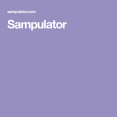 Sampulator