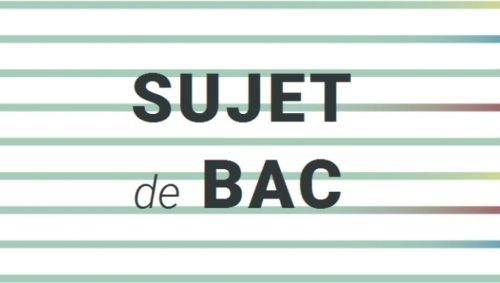 Sujet de Bac