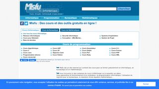 Mifsu : Cours pour se former gratuitement en informatique !