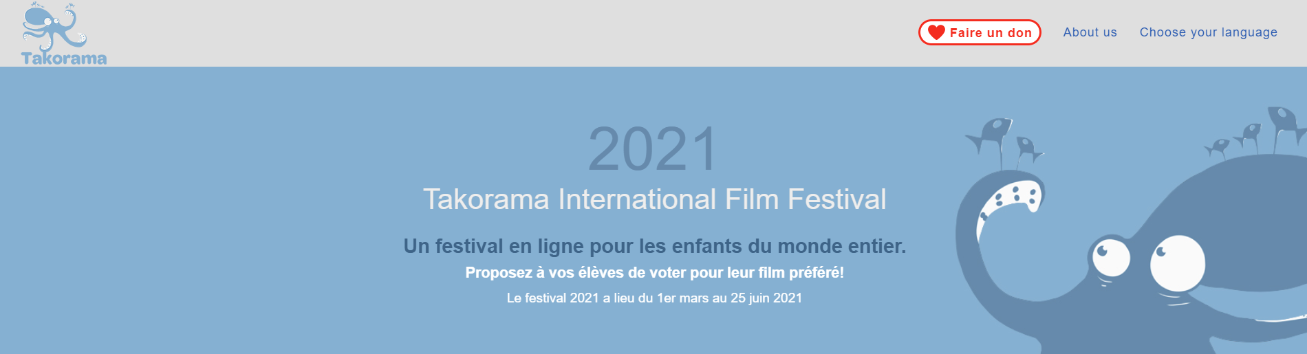 Festival TAKORAMA : Films pour Enfants